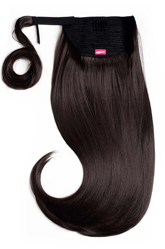 Ponytail Velcro PARIS 18” Castaño medio