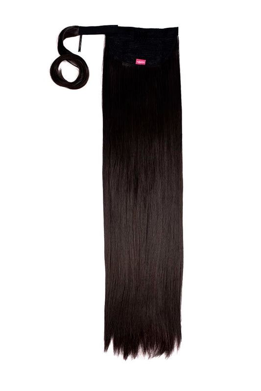 PonyTail Velcro Brit 26” Castaño medio