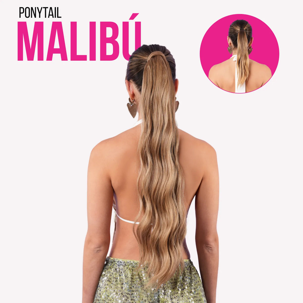 Ponytail Velcro MALIBU26” - imagen 2