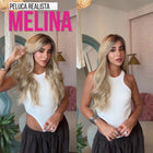 Melina rubia — Peluca Realista lace 13X6, Long, Ondulada, Balayage rubio — imagen 1 de 2