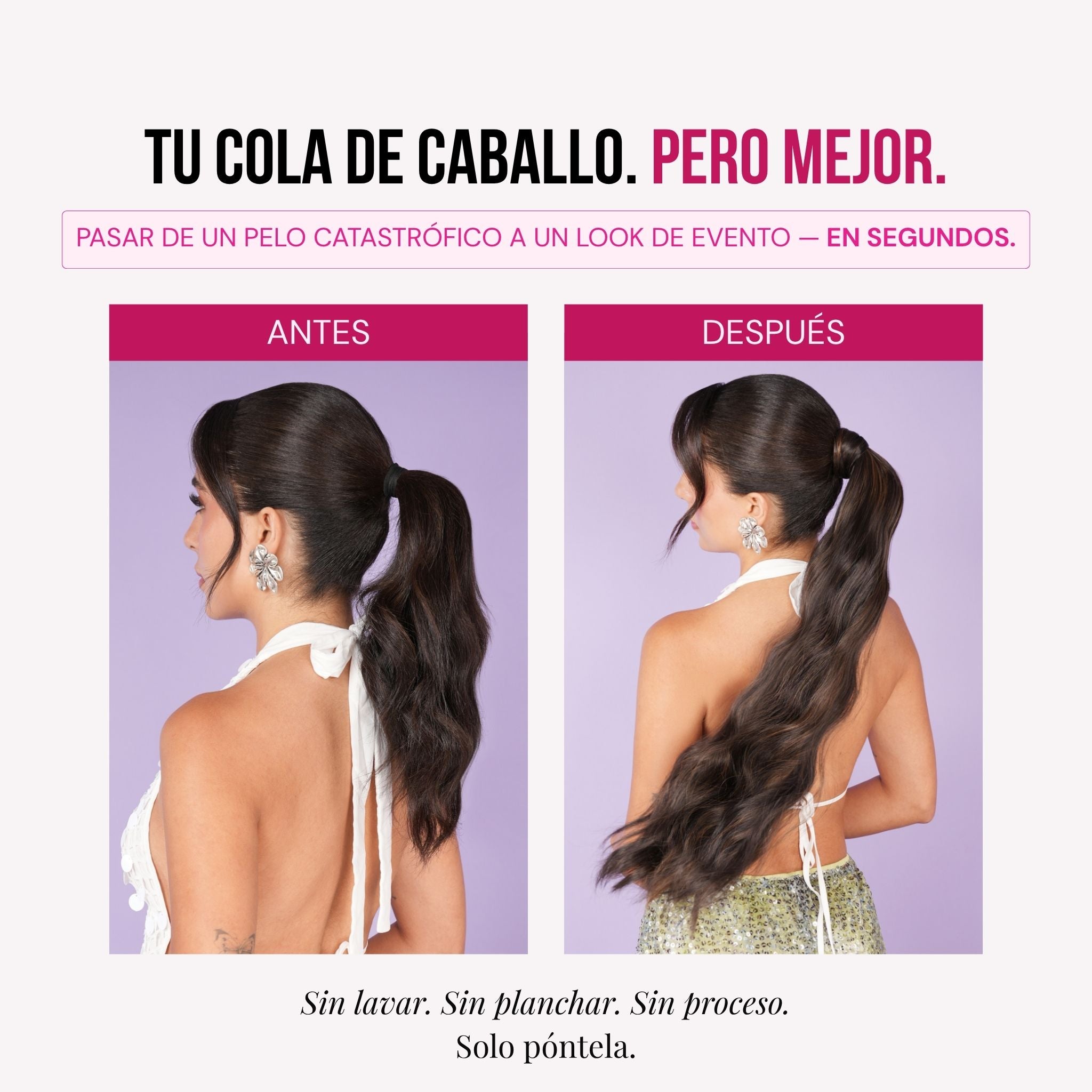 Ponytail Velcro MALIBU26”