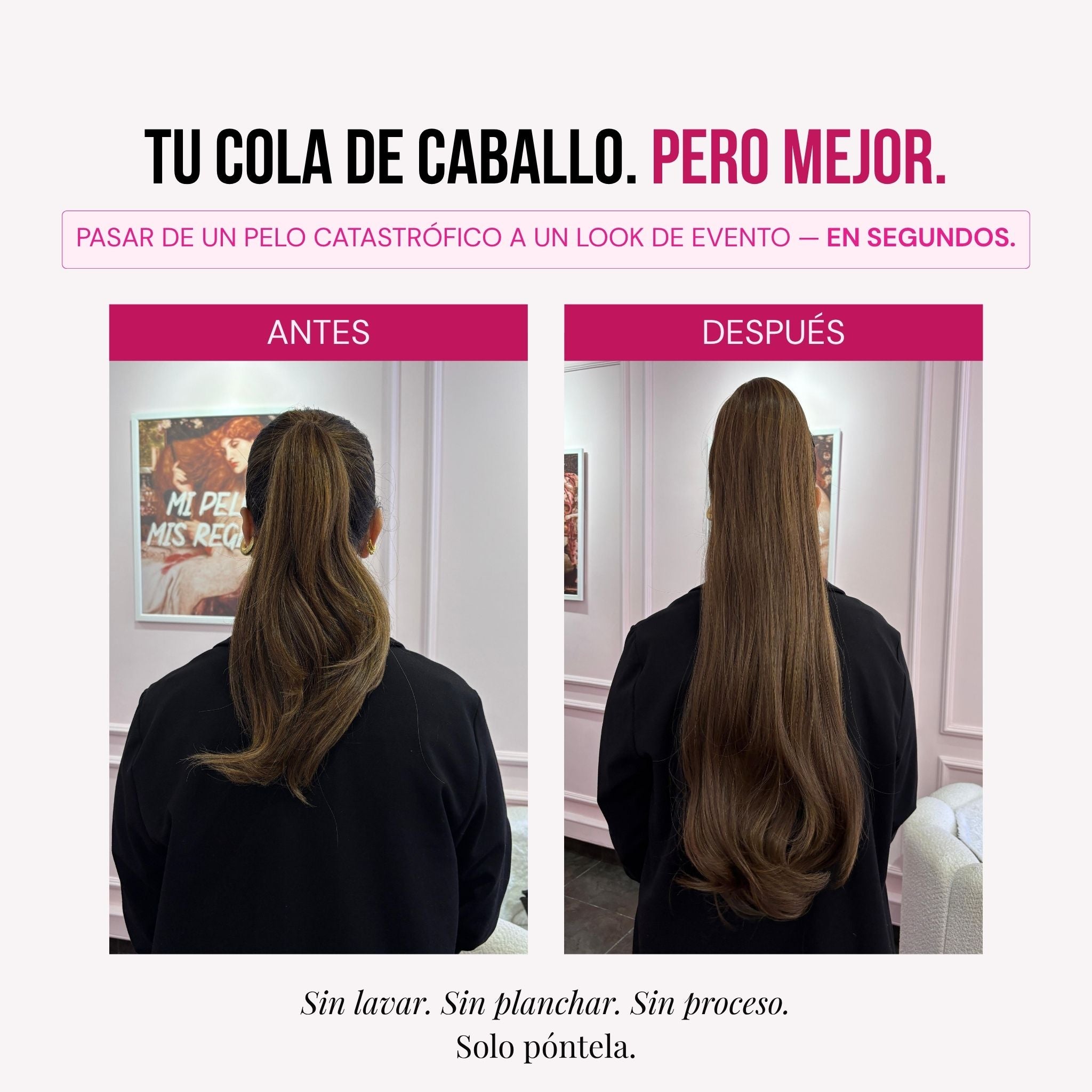 Ponytail Malla AFRODITA26”