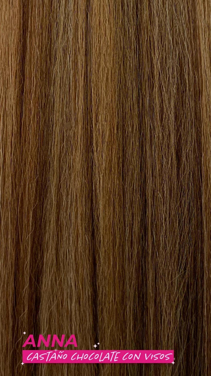 Ponytail Midi Velcro Lisa Textura Volumen