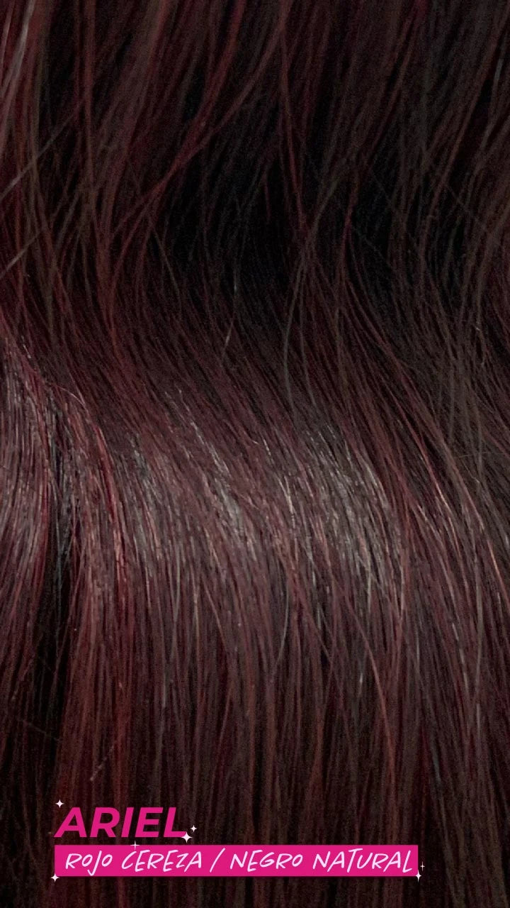 Ponytail Velcro X-Long Onda de Agua