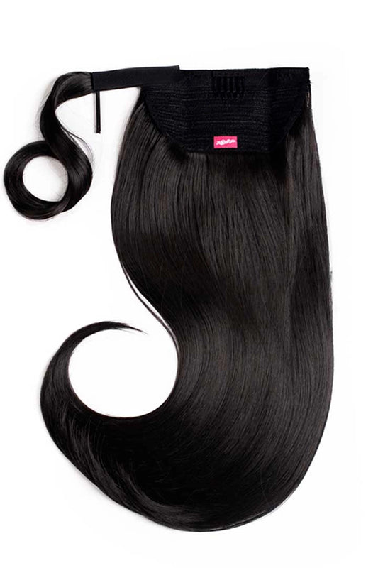 Ponytail Velcro PARIS 18” castaño oscuro