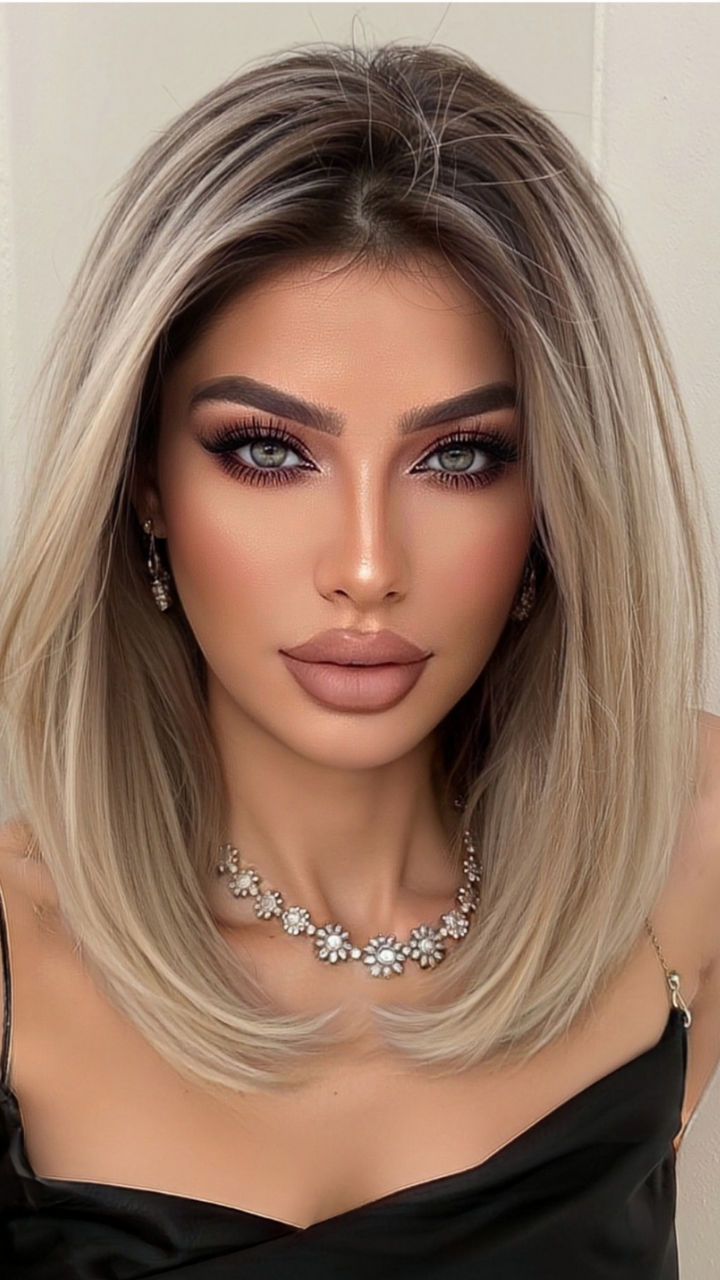 Peluca realista Samantha