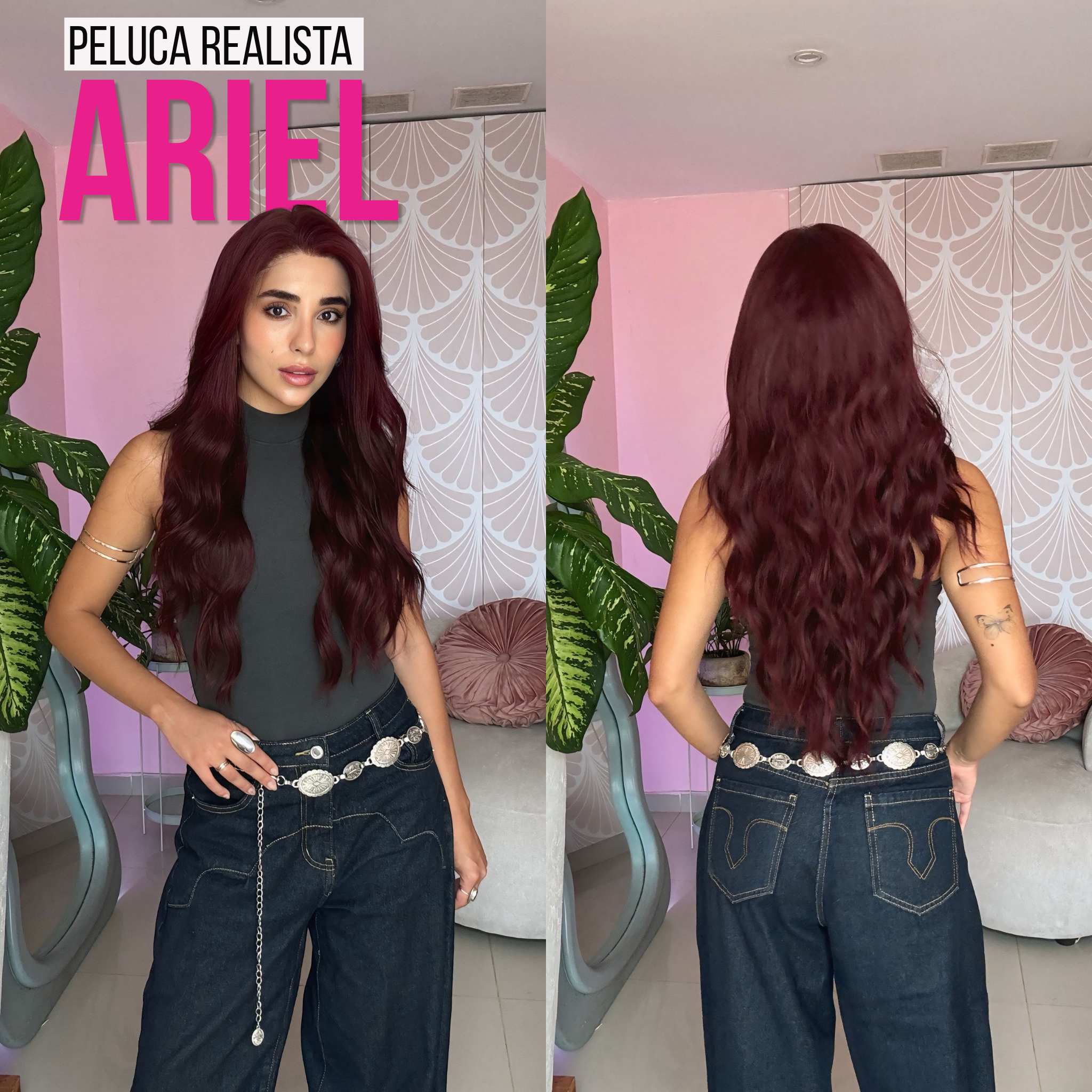 Peluca Realista Ariel