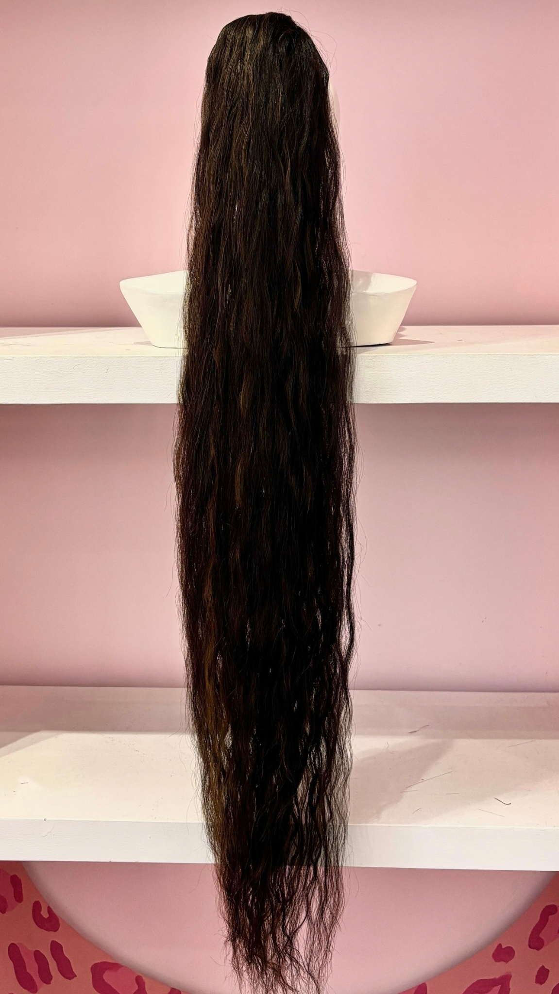 Pony Velcro XXL onda suelta color Daisy