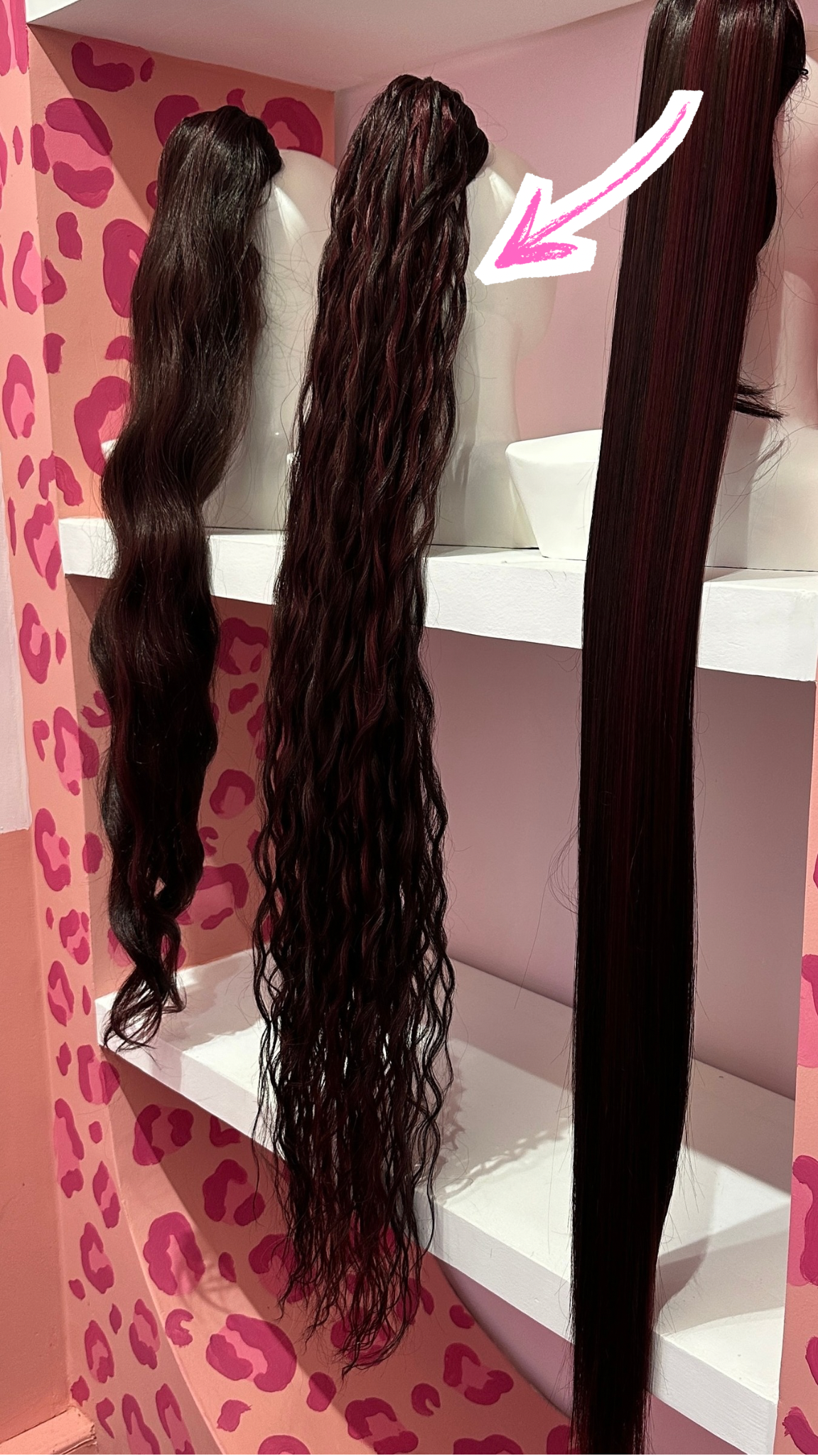 Pony Velcro XXL onda suelta color Ariel