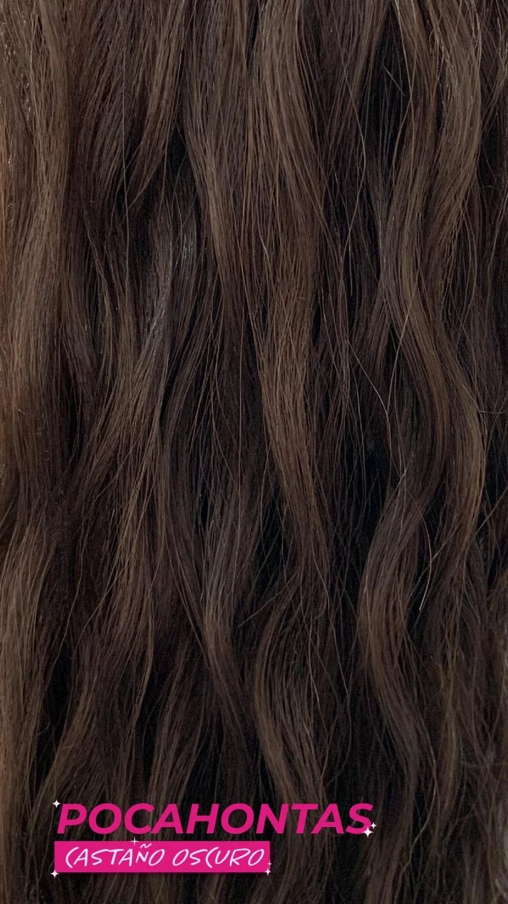 Ponytail Velcro XX-Long Onda Suelta