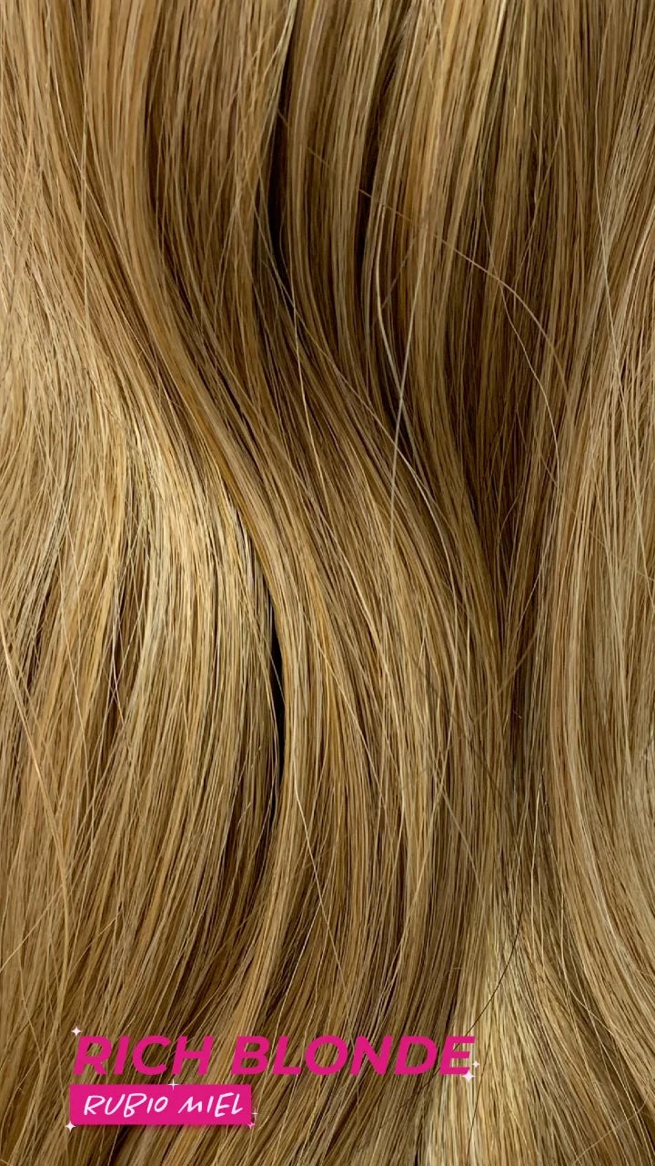 Ponytail Velcro X-Long Onda de Agua