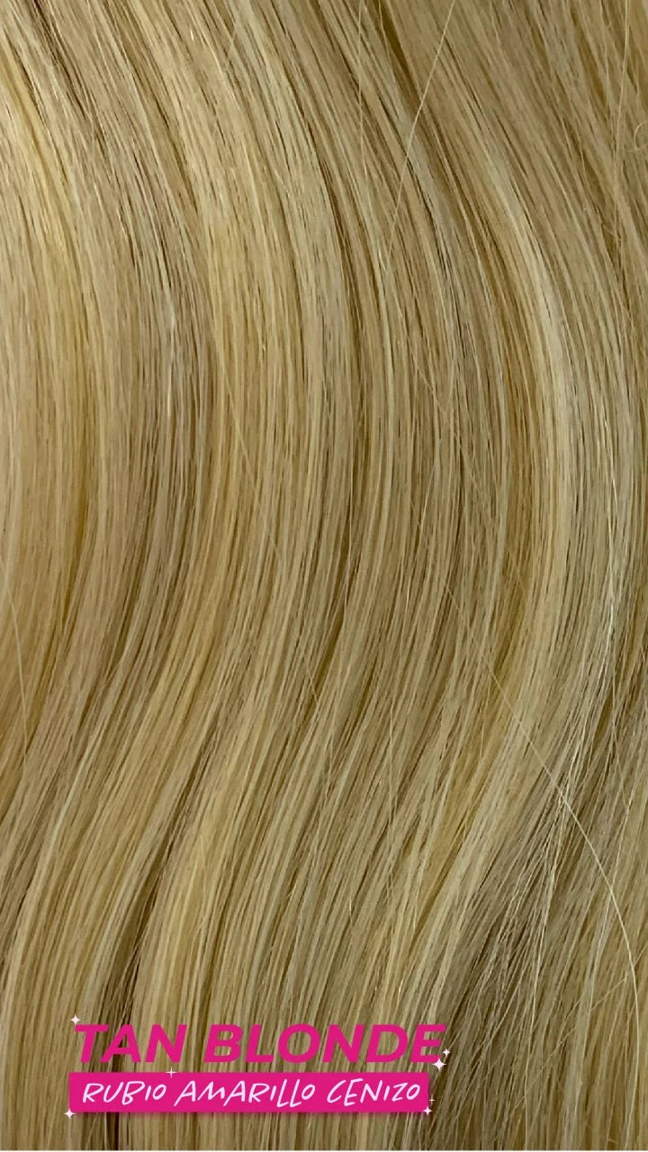 Ponytail Velcro X-Long Onda de Agua