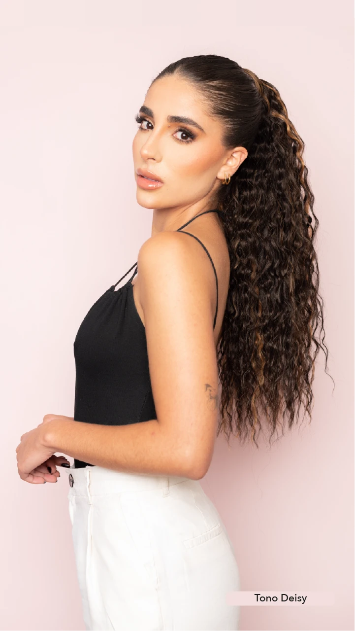 Ponytail Midi Onda Natural