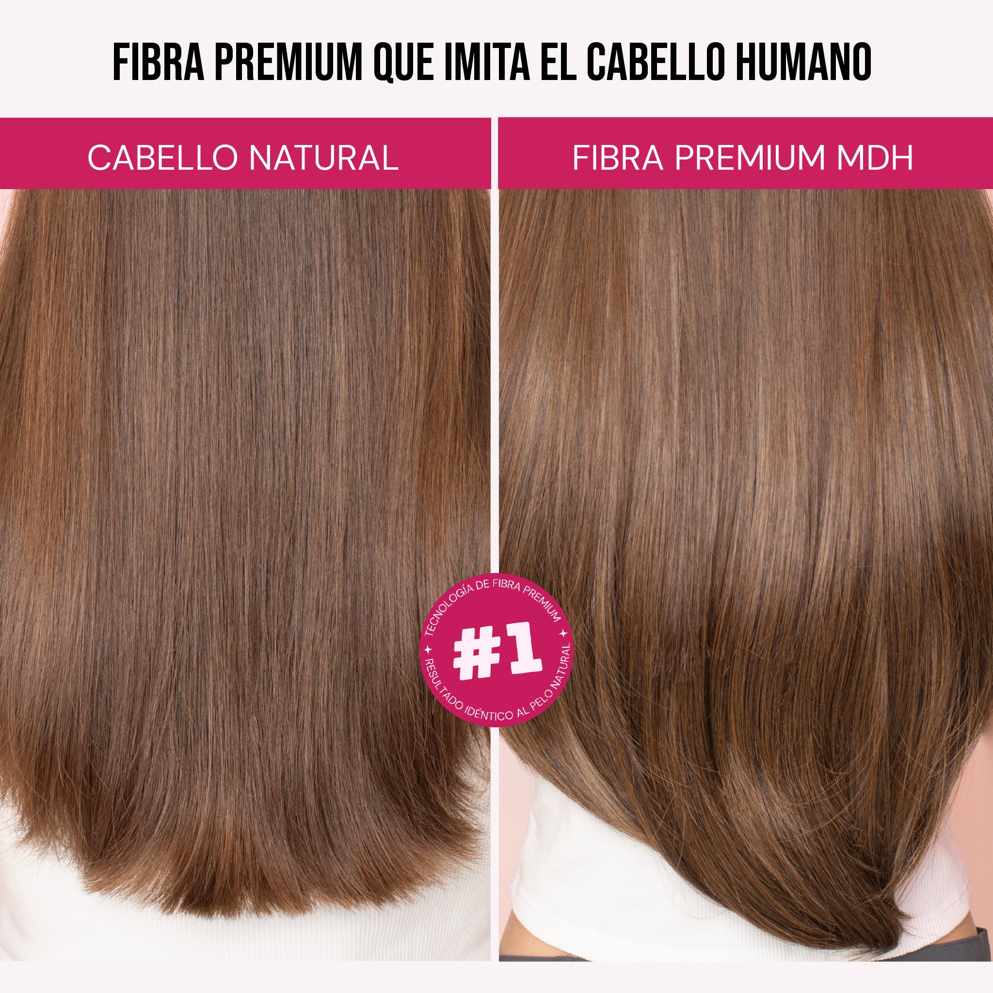 Extensiones Cosmopolitan 22" de MyDollHair — fibra premium que imita el cabello humano