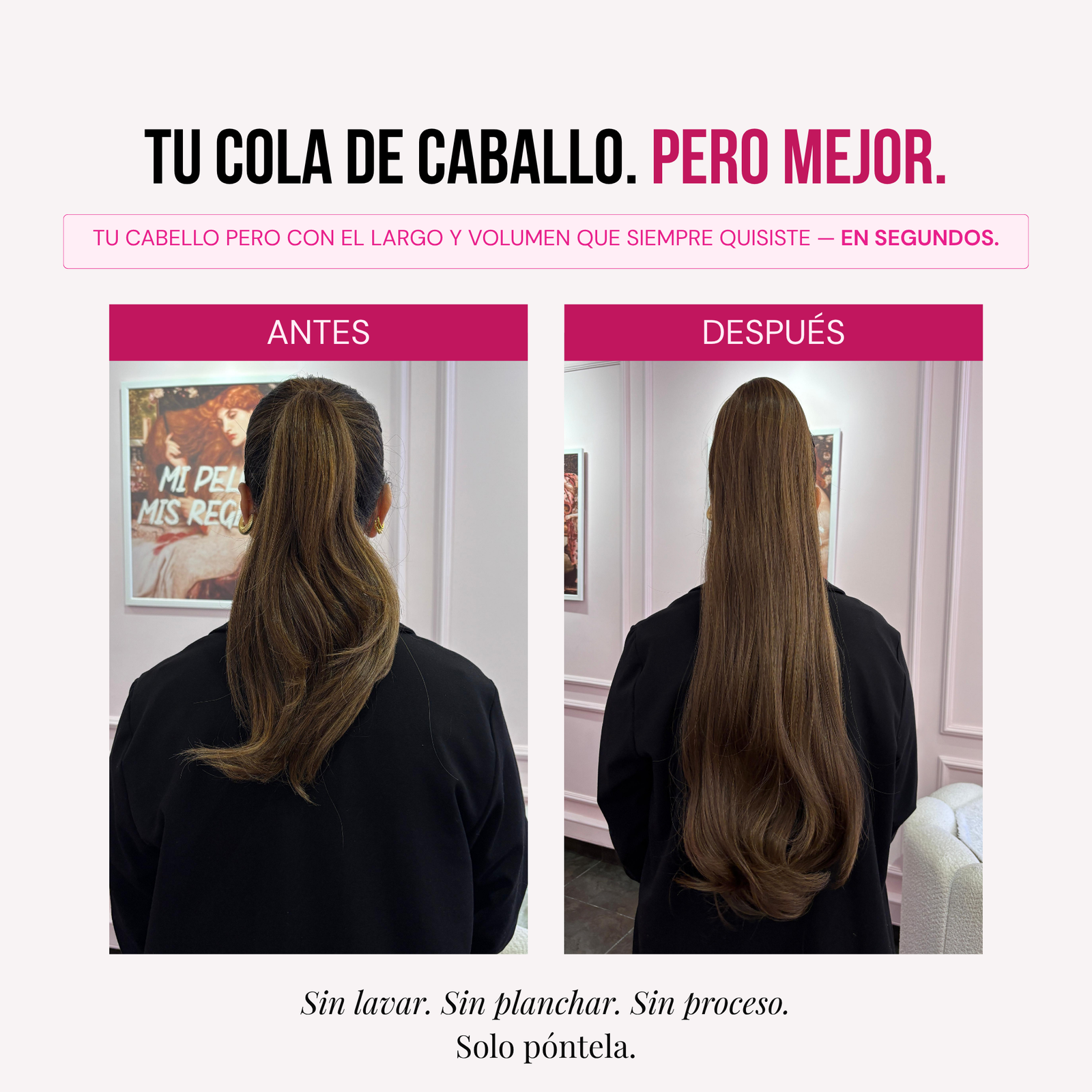 Ponytail Malla AFRODITA26”