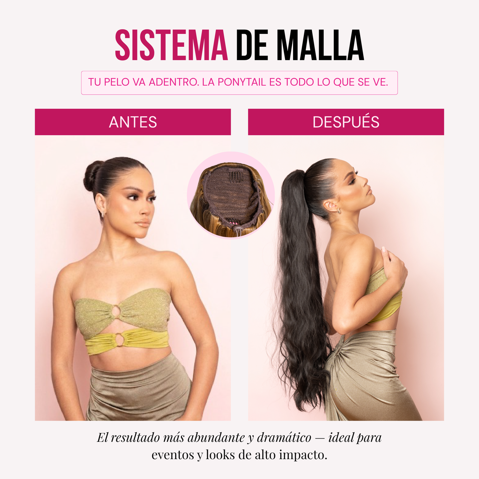 Ponytail Malla AMAZONA32”