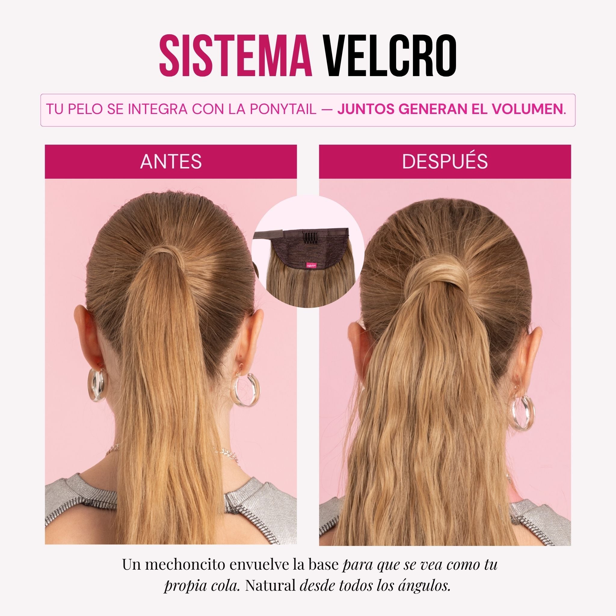 Ponytail Velcro BRIT26”