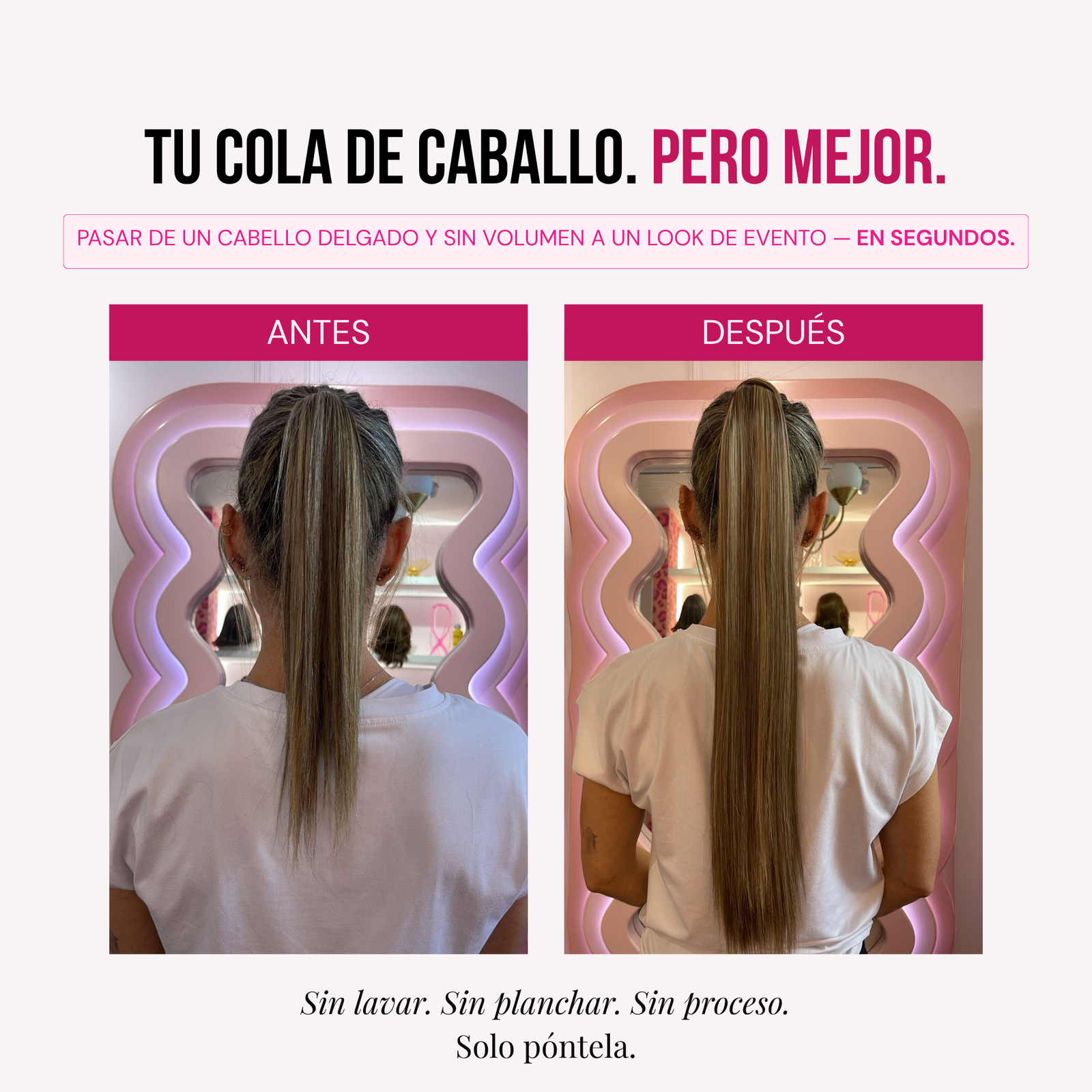 Ponytail Velcro BRIT26”