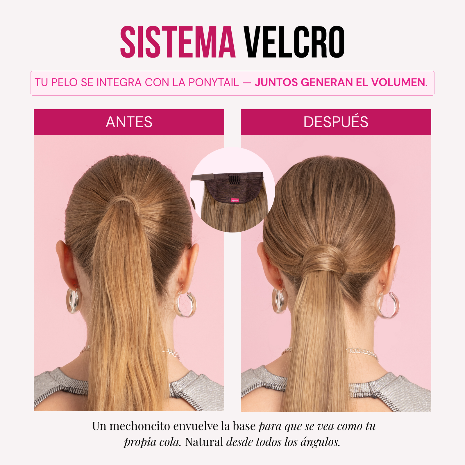 Ponytail Velcro BRIT26”