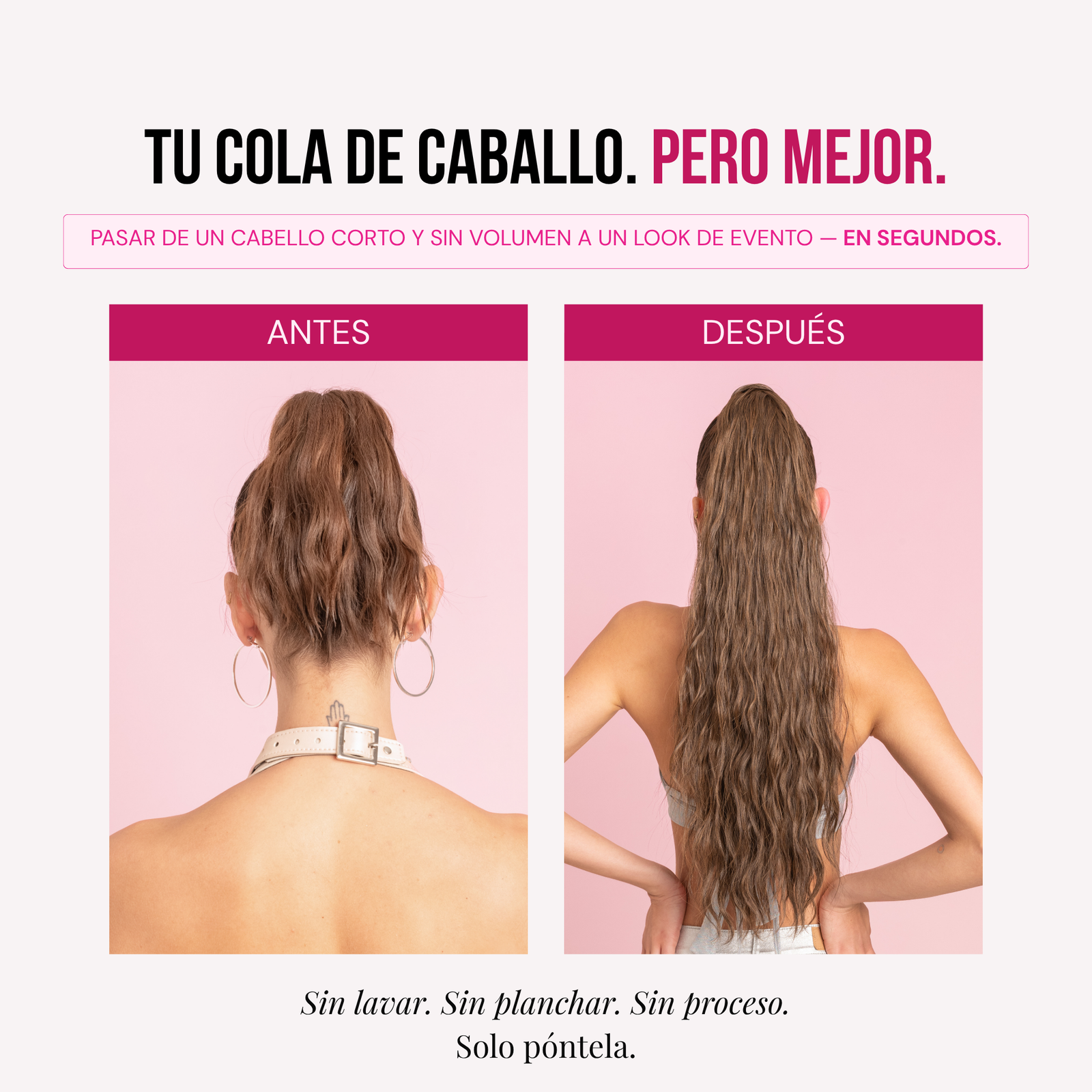 Ponytail Velcro SHAK26”