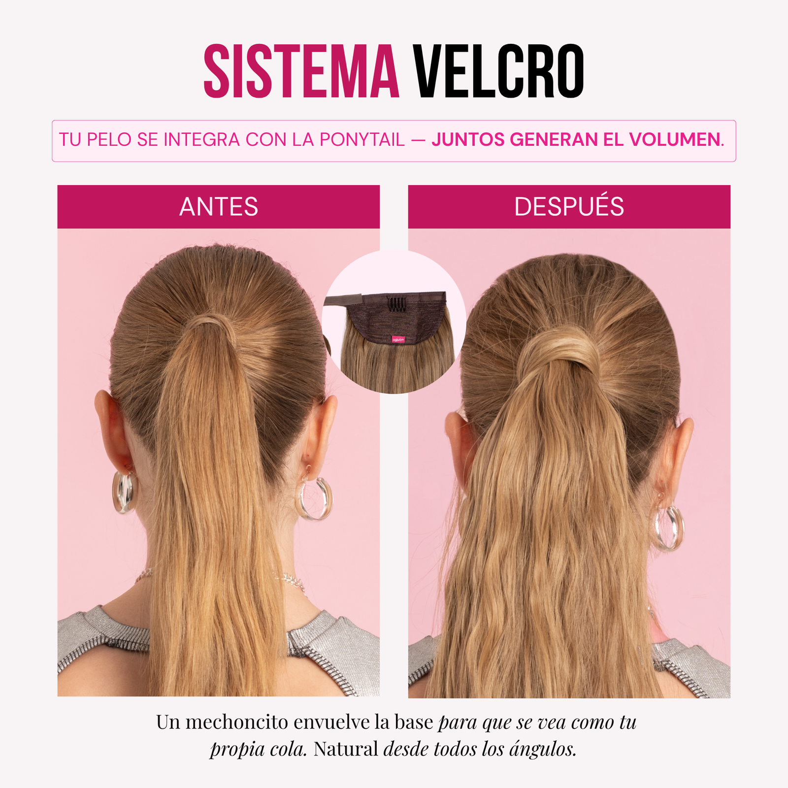 Ponytail Velcro SHAK26”
