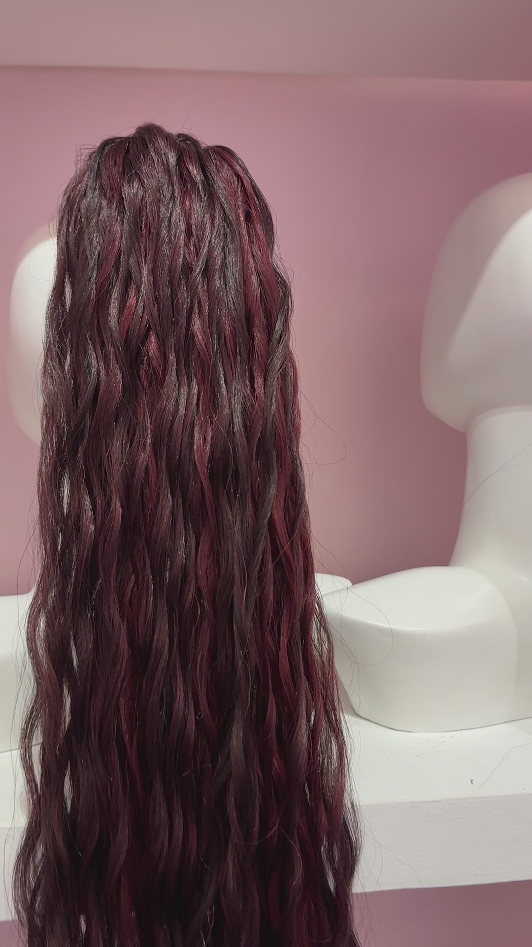 Pony Velcro XXL onda suelta color Ariel